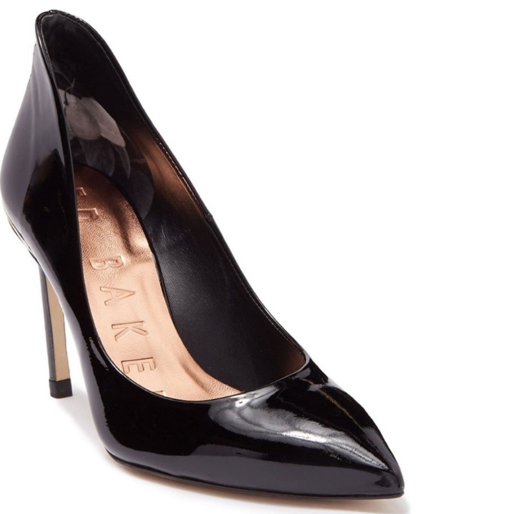 Ted Baker Glossy Black Heels
